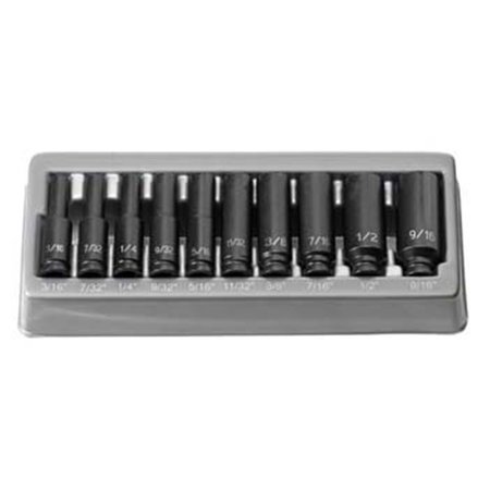 GREY PNEUMATIC Grey Pneumatic Corp. GY9710D .25 in. Surface Drive 10 Piece Deep Set GY9710D